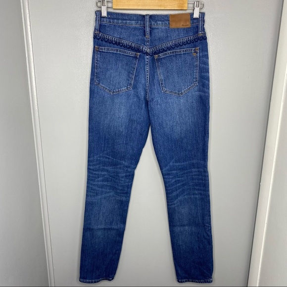 MADEWELL High Rise Beaded Slim Boy Jean - Picture 7 of 10